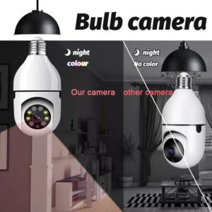 Cámara bombillo de seguridad con visión nocturna