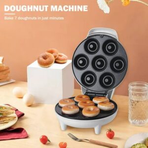 Máquina para mini donas de 7 unidades en color compacto