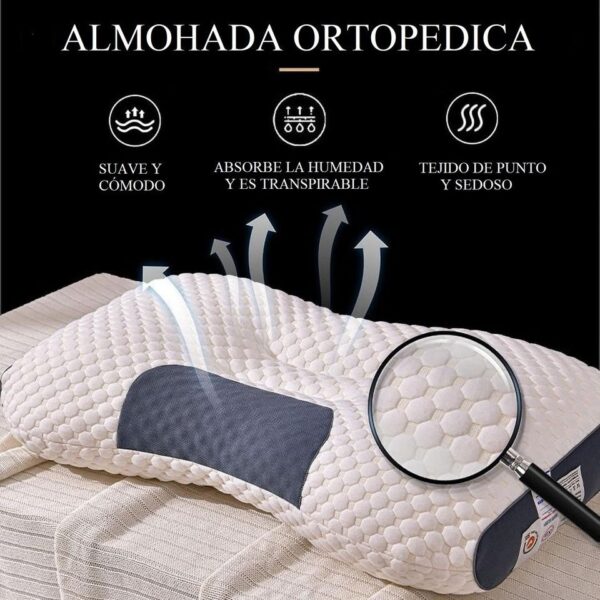 ALMOHADA VISCOELASTICA PARA CUELLO Y DESCANSO