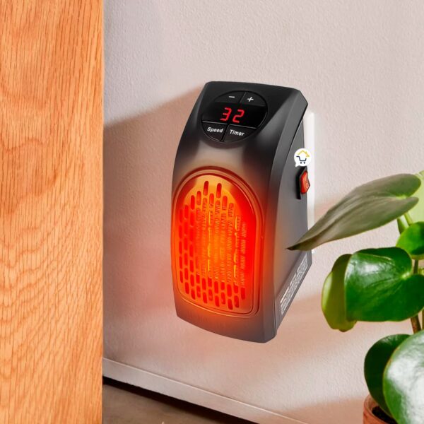 CALENTADOR AMBIENTE PORTATIL DE PARED 400W