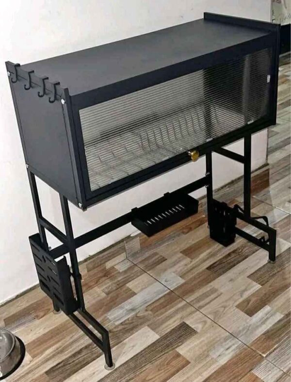 ESCURRIDOR DE PLATOS DE ACERO INOXIDABLE CON TAPA PROTECTORA