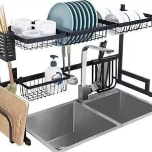 ESCURRIDOR DE PLATOS EN ACERO INOXIDABLE 85CM