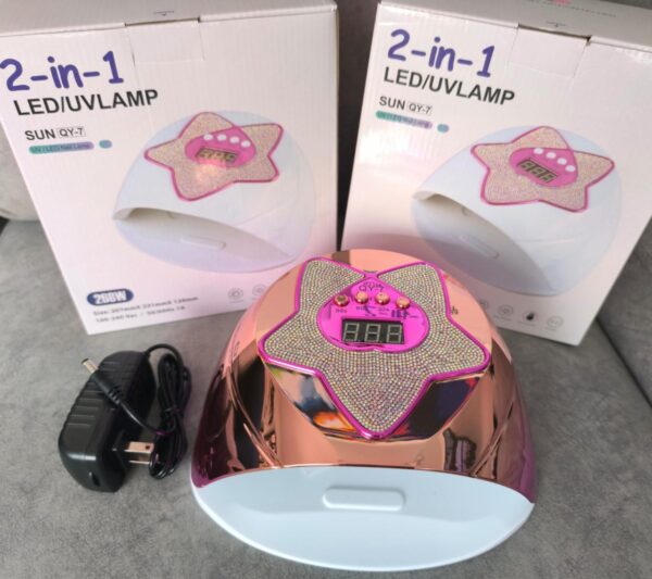 LAMPARA DE UÑAS 2 EN 1 LED /UV 268W
