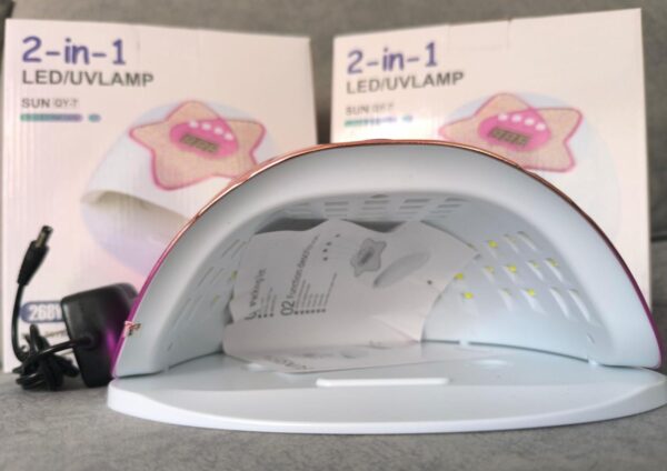 LAMPARA DE UÑAS 2 EN 1 LED /UV 268W