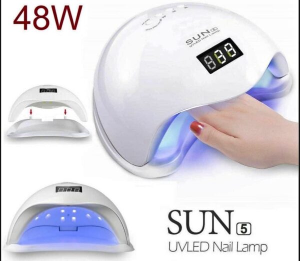 LAMPARA LED 48W SECADORA DE UÑAS PROFESIONAL