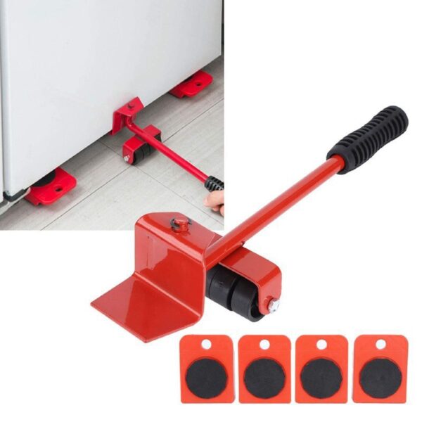 BASE CON RUEDAS Y PALANCA PARA MOVER MUEBLES
