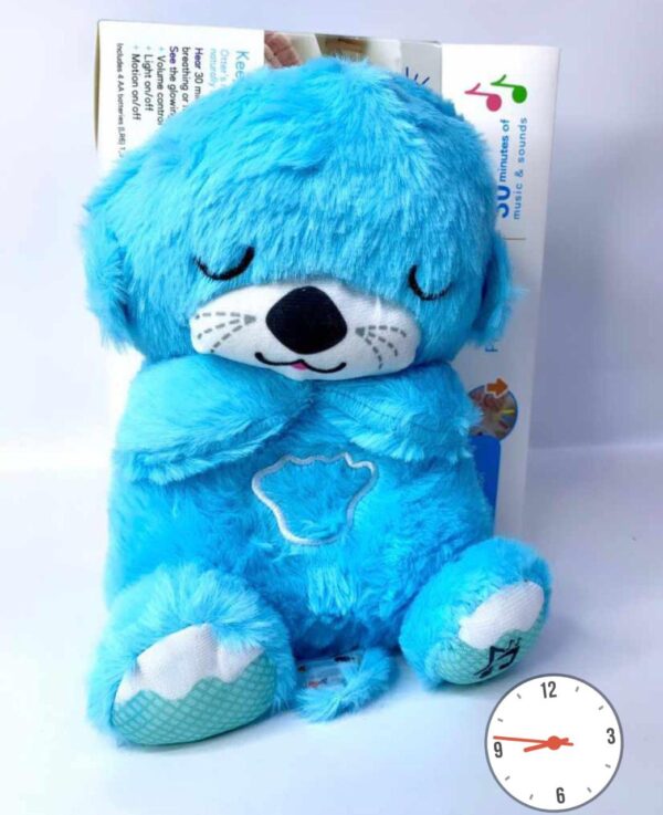 NUTRIA MUÑECO DE PELUCHE QUE RESIRA Y BRILLA