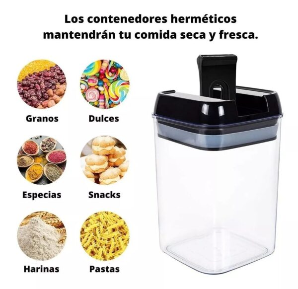 ORGANIZADOR DE COCINA TRANSPARENTE X 7 PIEZAS