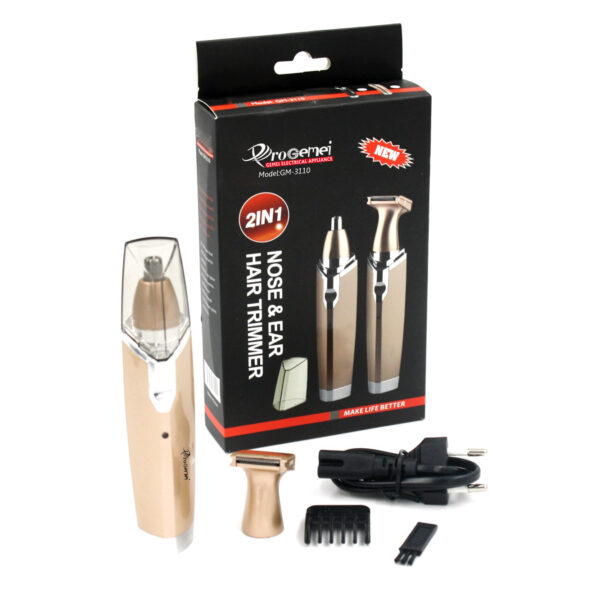 PATILLERA Y DEPILADOR DE NARIZ 2 EN 1 RECARGABLE USB