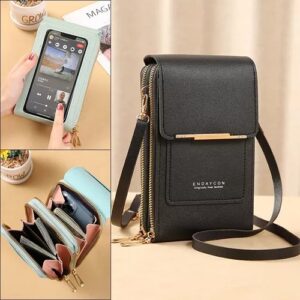 BOLSO BILLETERA PORTA CELULAR CON VISOR TACTIL