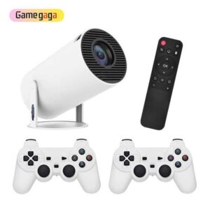PROYECTOR HY300 CON CONTROLES Y JUEGOS RETRO