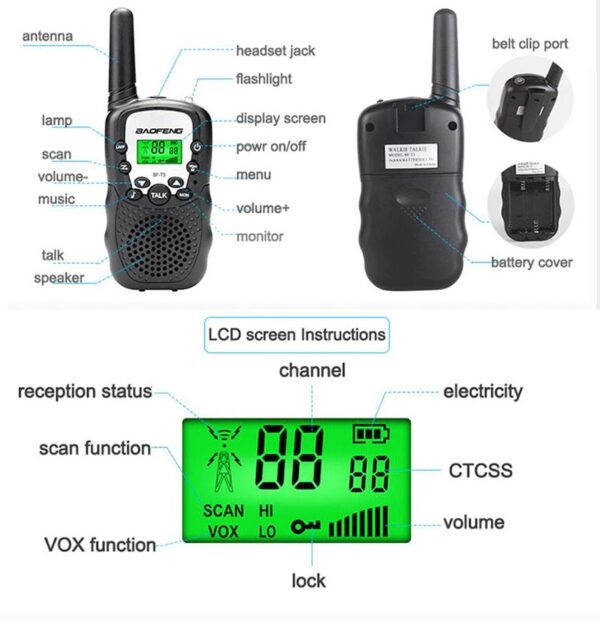 BOQUITOQUIS INTERCOMUNICADORES WALKIE TAKIE