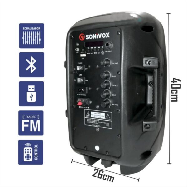 CABINA BLUETOOTH VS- SS2378 LAZER