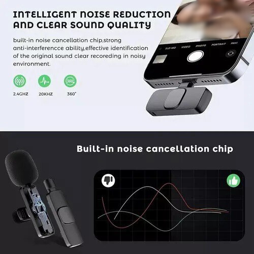 MICROFONO DE SOLAPA DOBLE K9 TIPO C