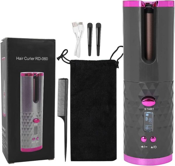 RIZADOR DE CABELLO AUTOMATICO RECARGABLE