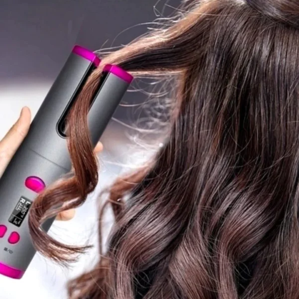 RIZADOR DE CABELLO AUTOMATICO RECARGABLE