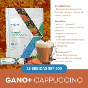 GANO + CAPUCCINO FUXION - Energía, Bienestar y Sabor