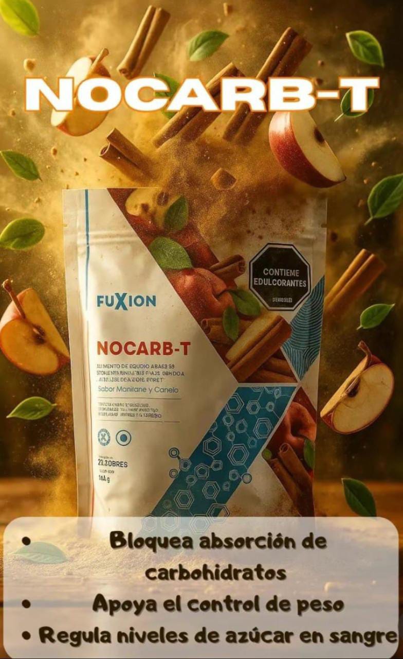 NOCARB T-FUXION Controla carbohidratos y Activa el Metabolismo