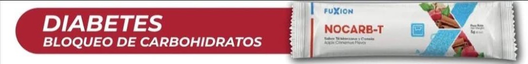 NOCARB T-FUXION Controla carbohidratos y Activa el Metabolismo